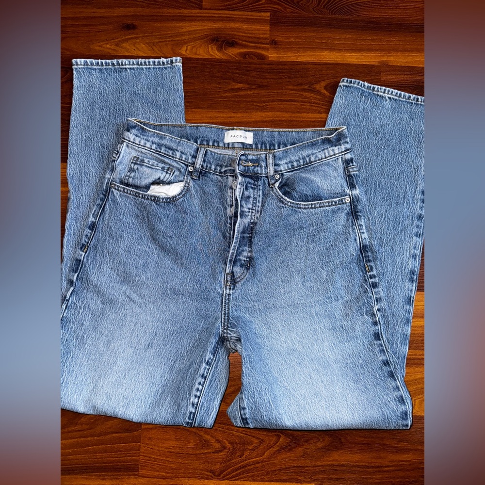 PacSun Women’s Stretch Dad Medium Wash Jean